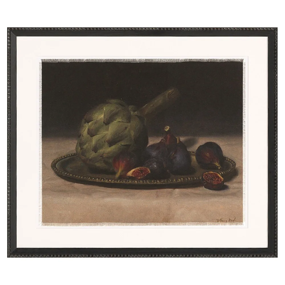 Artichoke and Figs Painting - 16x18
