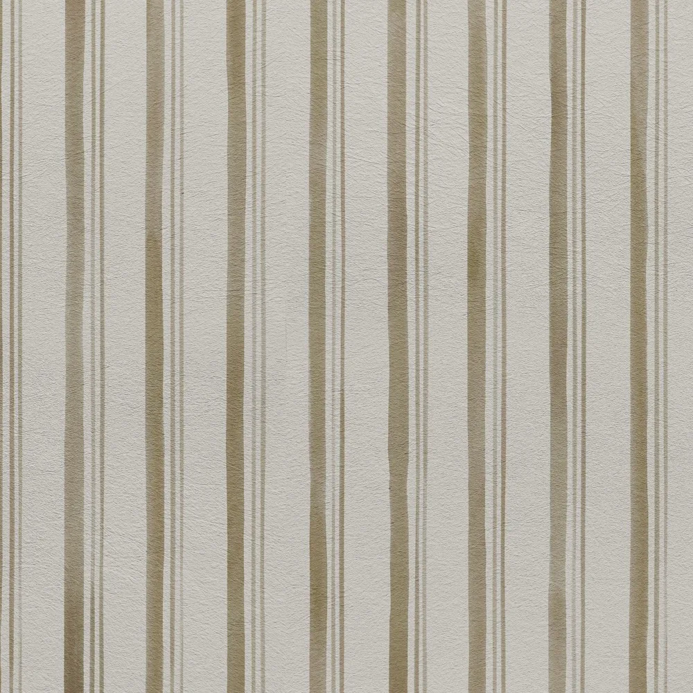 Heirloom Stripe Sandstone Fibrous Wallpaper