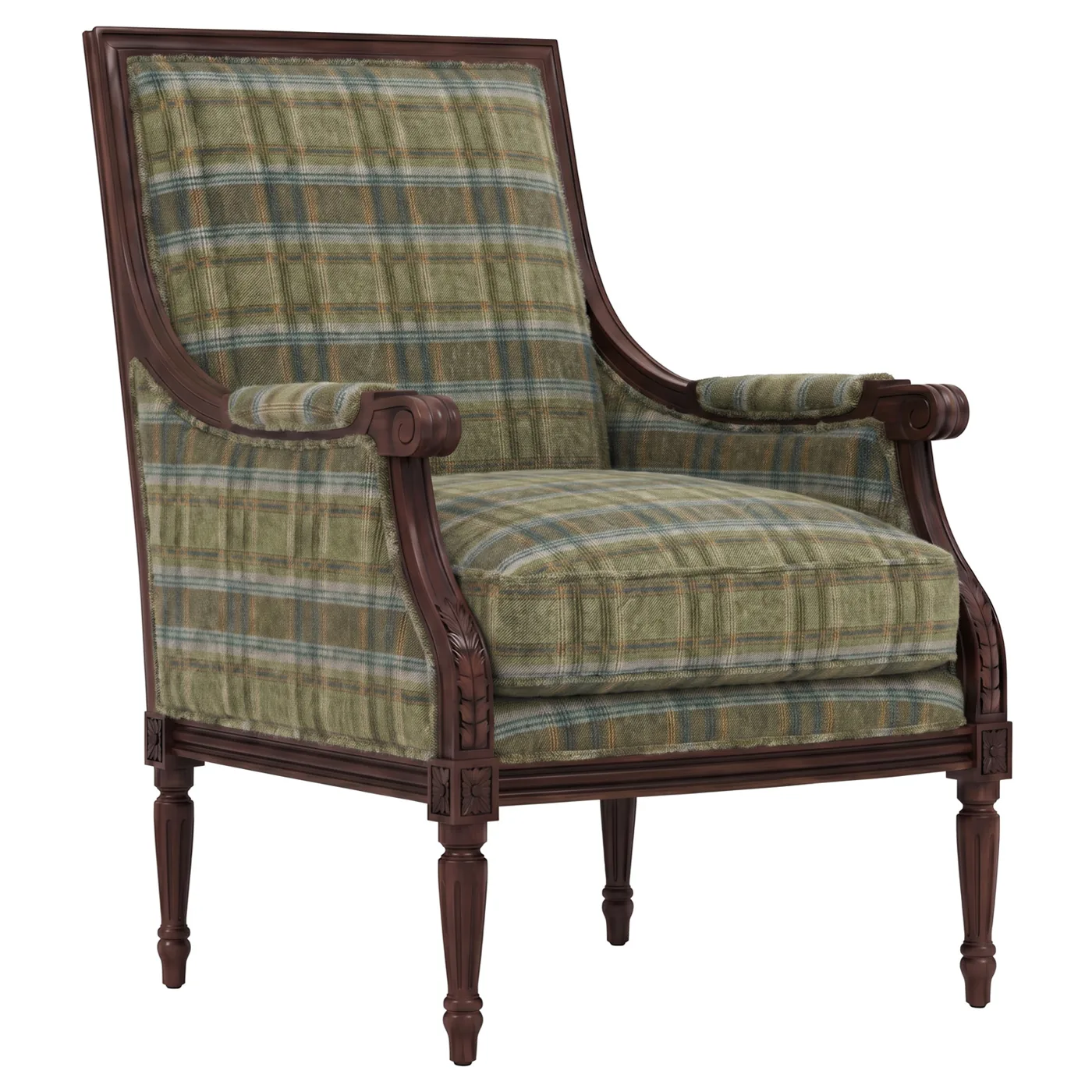 Juliette Pine Needle Sussex Brown Bergere Chair