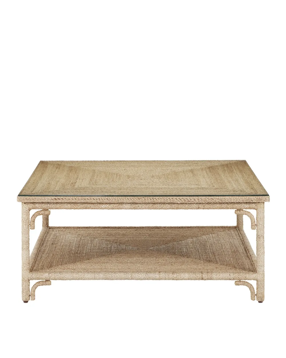 Four-leg coffee table with integrated storage