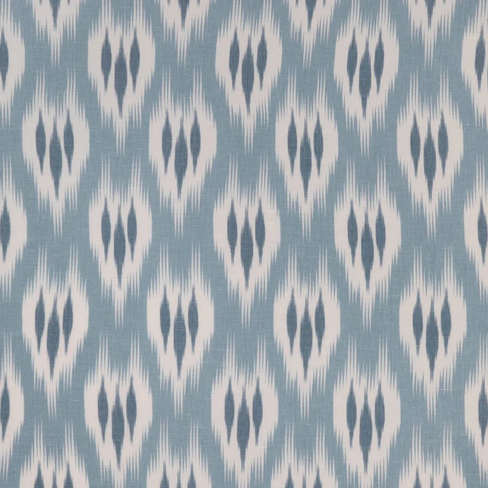 Printed fabric with a decorative motif